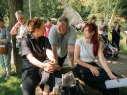 Anja Jungheinich, Patrick Feiler und Melanie Pollmann